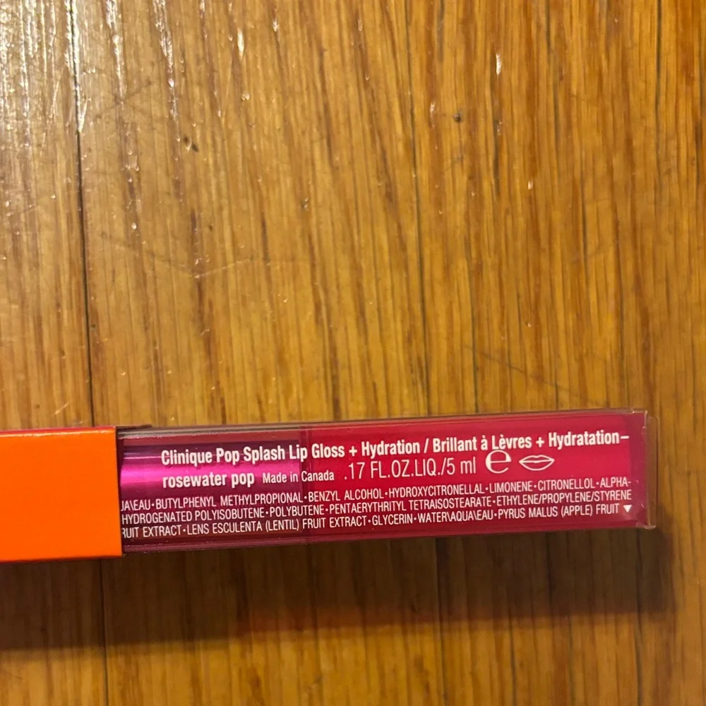 Clinique Happy Rollerball and Lip Gloss Set - Rosewater Pop and Pinot Pop New